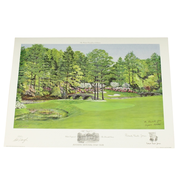 Bill Waugh Artists Proof #11! - Augusta 11th Green RTJ Collection Signed by Jones & Waugh JSA ALOA