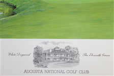 Bill Waugh Artists Proof #11! - Augusta 11th Green RTJ Collection Signed by Jones & Waugh JSA ALOA