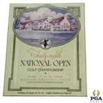 1934 US Open Championship at Merion Cricket Club Program - Olin Dutra Winner