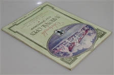 1934 US Open Championship at Merion Cricket Club Program - Olin Dutra Winner