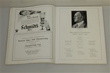 1934 US Open Championship at Merion Cricket Club Program - Olin Dutra Winner