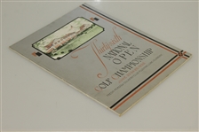 1932 US Open Championship at Fresh Meadow Country Club Program - Gene Sarazen Winner