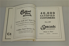 1932 US Open Championship at Fresh Meadow Country Club Program - Gene Sarazen Winner