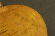 Craig Wood, Guldahl, Hogan & Others Signed Vintage 1941 Wood Fold Seat JSA FULL #Z56333