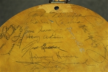 Craig Wood, Guldahl, Hogan & Others Signed Vintage 1941 Wood Fold Seat JSA FULL #Z56333
