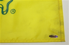 Tiger Woods Signed Masters Course Flown Flag UDA #SHO38177