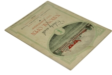 1935 US Open at Oakmont CC Program Signed by Bobby Jones JSA FULL Z42967