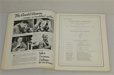 1935 US Open at Oakmont CC Program Signed by Bobby Jones JSA FULL Z42967