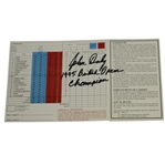 John Daly Signed St Andrews The Old Course Scorecard w/ 95 Notation JSA ALOA