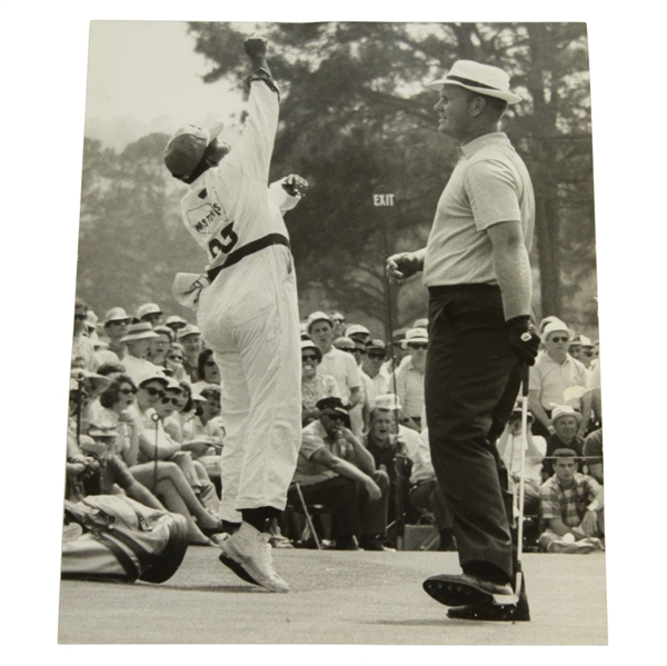 Jack Nicklaus 1965 Masters Victory Original UPI Wire Photo
