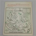 1966 Masters Tournament Pairing Sheet - Jack's 3rd Victory