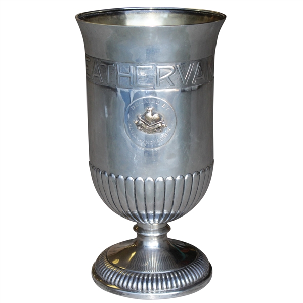 The Weathervane Cup Sterling Silver Trophy from W.I.G.C. - Given to Club Champion 3 1/2 Lbs. 