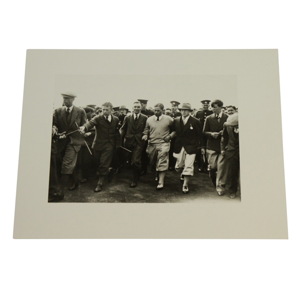 Bobby Jones w/ Spectator Crowd Press Photo w/ Emory Univ. Woodruff Library Back Stamp