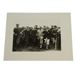 Bobby Jones w/ Spectator Crowd Press Photo w/ Emory Univ. Woodruff Library Back Stamp