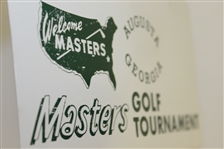 Classic Masters Golf Tournament Green & White Metal License Plate
