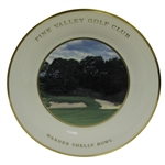 Pine Valley Golf Club Warner Shelly Bowl Ceramic Plate - Featuring 8th Hole