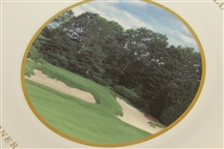 Pine Valley Golf Club Warner Shelly Bowl Ceramic Plate - Featuring 8th Hole