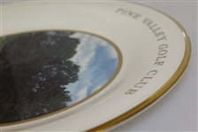 Pine Valley Golf Club Warner Shelly Bowl Ceramic Plate - Featuring 8th Hole