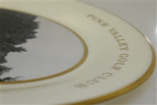 Pine Valley Golf Club John Arthur Brown Trophy Lenox Plate - Featuring 4th Hole