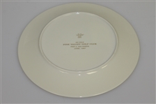 Pine Valley Golf Club John Arthur Brown Trophy Lenox Plate - Featuring 4th Hole