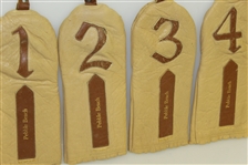 Vintage Leather Pebble Beach Head Covers - Woods Set 1-4