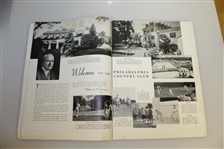 1939 US Open at Philadelphia CC Program - Byron Nelson Winner