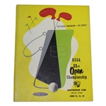 1952 US Open Championship at Northwood CC Program - Julius Boros Winner