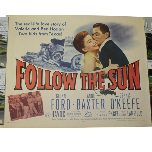 Authentic Follow the Sun Ltd Ed Theatrical Release Movie Litho-Poster
