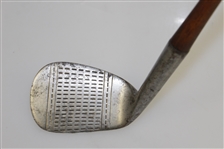 A. Covington Niblick Dreadnought 'Nice Golf Club' - Hand Forged in Scotland w/ Star Stamp
