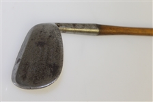 A. Covington Niblick Dreadnought 'Nice Golf Club' - Hand Forged in Scotland w/ Star Stamp
