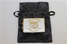 2000 US Open at Pebble Beach Money Clip/Badge - 1st Leg of Tiger Slam