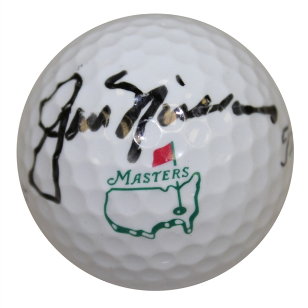 Jack Nicklaus Signed Classic Masters Logo Golf Ball JSA ALOA