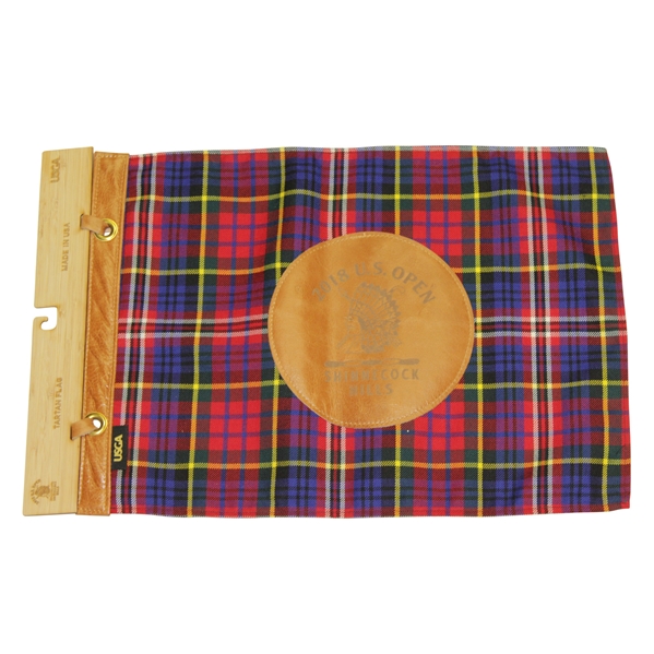 2018 US Open at Shinnecock Hills Embroidered Tartan Seamus Flag