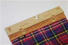 2018 US Open at Shinnecock Hills Embroidered Tartan Seamus Flag