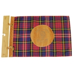 2018 US Open at Shinnecock Hills Embroidered Tartan Seamus Flag