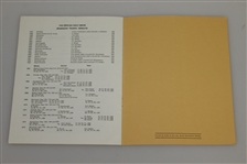 1975 English Open Amateur at Notts Golf Club Program - Sandy Lyle Win