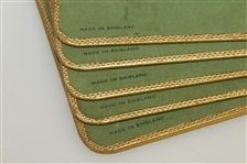 Perrier Golf Rule Coaster Set w/ Illustrations By Charles Crombie - Reproductions of Prints Circa 1905