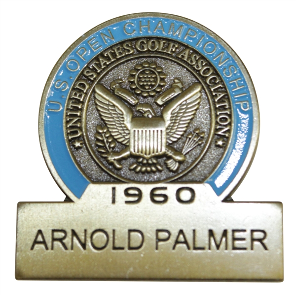 Arnold Palmer 1960 US Open Commemorative Contestant Badge - 2017 US Open Limited!