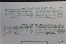 Jack Nicklaus Signed Scorecards From The 1986 Masters - Fanatics/Golden Bear Authentication Stickers