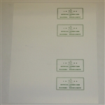 Jack Nicklaus Signed Scorecards From The 1986 Masters - Fanatics/Golden Bear Authentication Stickers