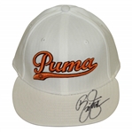 Rickie Fowler Signed Puma Flat Bill Hat w/ Orange Logo JSA U97531