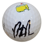Patrick Reed Signed Masters Logo Golf Ball JSA #V58655
