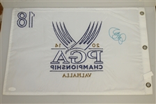 Rory McIlroy Signed 2014 PGA Championship at Valhalla Embroidered Flag JSA #L57662