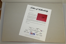 Jordan Spieth Signed 2015 US Open at Chambers Bay Flag JSA Full #Z05107