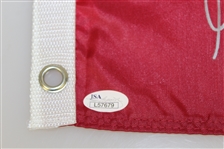 Martin Kaymer Signed 2014 US Open at Pinehurst No. 2 Flag JSA #L57679