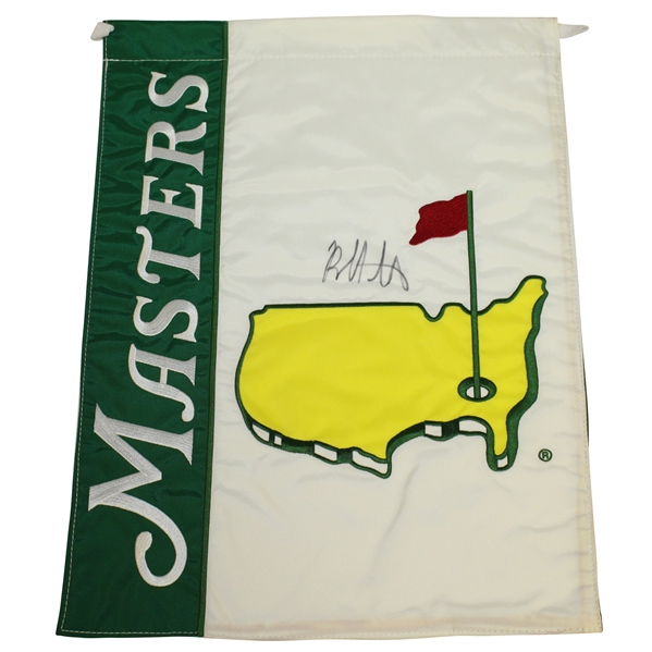 Bubba Watson Signed Undated Masters Garden Flag JSA Full Letter #AB10027