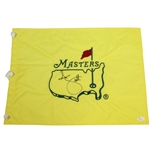 Adam Scott Signed Undated Masters Embroidered Flag JSA #M35272