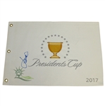 Jordan Spieth Signed 2017 Presidents Cup Flag JSA ALOA