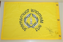 Hideki Matsuyama Signed The Memorial Tournament at Murfield Flag JSA ALOA