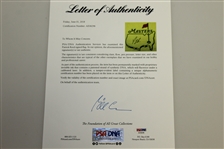 Patrick Reed Signed Undated Masters Embroidered Flag JSA Full #AE06296